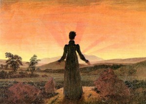 Caspar David Friedrich,Donna di fronte al sole mattutino