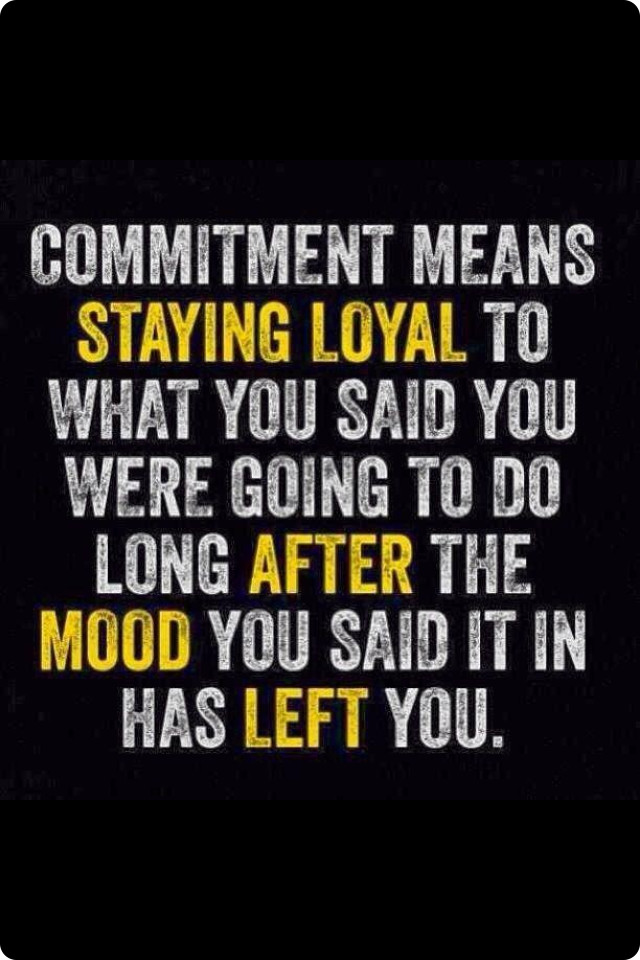 commitment